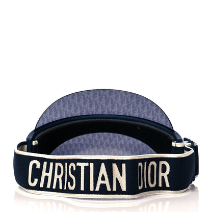 Christian Dior Oblique DiorClub V1U Sun Visor Blue 3 of 6