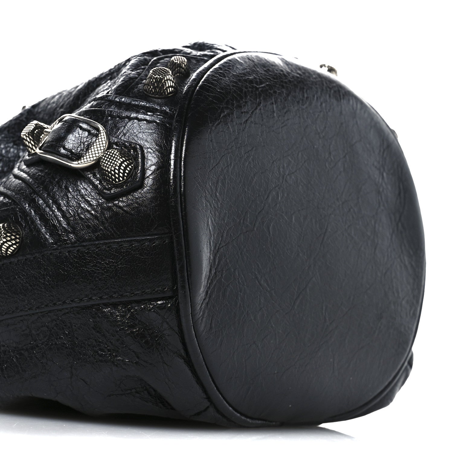 Balenciaga Agneau Arena Le Cagole Bucket Bag XS Black 10 of 13
