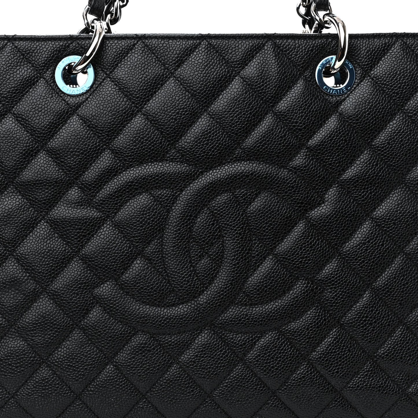Caviar Quilted XL Grand Shopping Tote GST Black