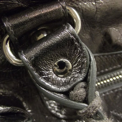 Balenciaga Agneau City Metallic Pewter 11 of 13
