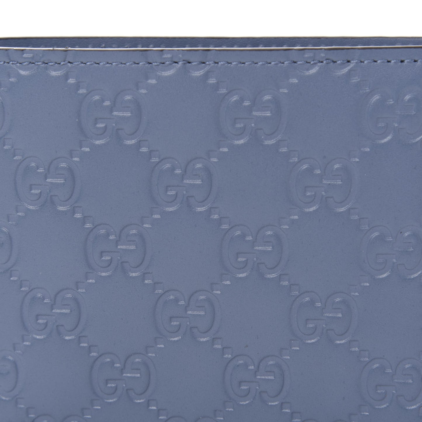 Guccissima Bi-Fold Wallet Blue