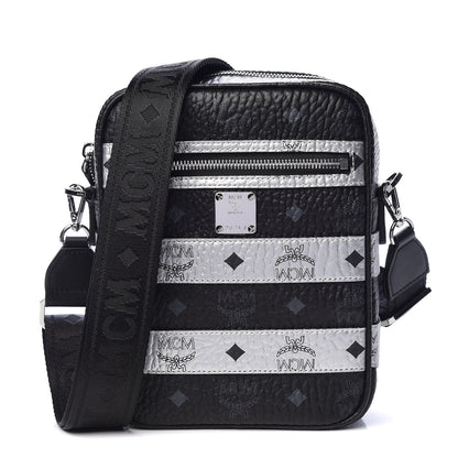 MCM Visetos Spot Crossbody Bag Black 1 of 11