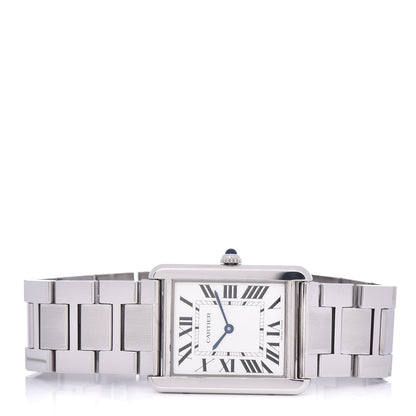 Cartier Stainless Steel 27mm Tank Solo Quartz Watch 3 of 6