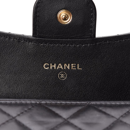 Chanel Aged Calfskin Quilted Reissue Flap Card Holder Black 6 of 8
