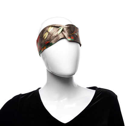 Gucci Silk Monogram Tian Print Headband 2 of 4
