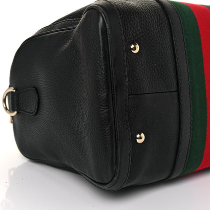 Gucci Calfskin Vintage Web Medium Boston Black 8 of 14