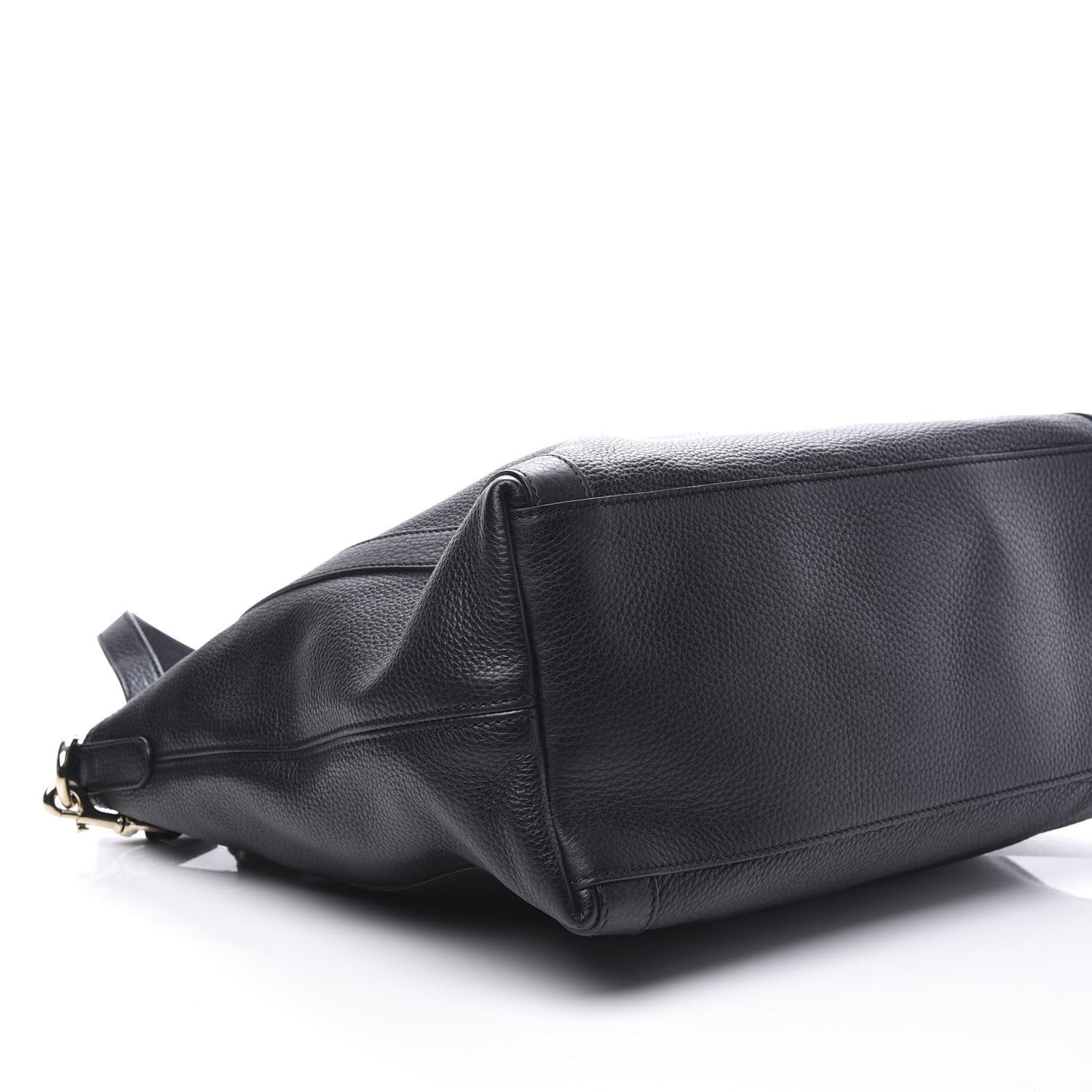 Cellarius Calfskin Medium Miss GG Top Handle Bag Black