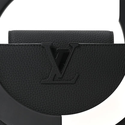 Louis Vuitton Taurillon Daniel Buren Artycapucines MM Black White 7 of 9