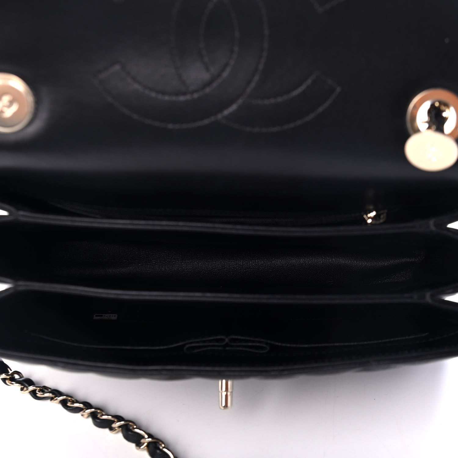 Chanel Lambskin Quilted Small Trendy CC Dual Handle Flap Bag Black 4 of 4
