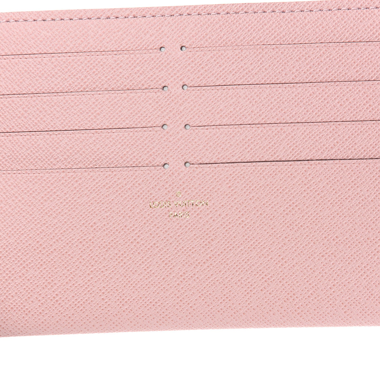 Calfskin Felicie Card Holder Insert Rose Ballerine