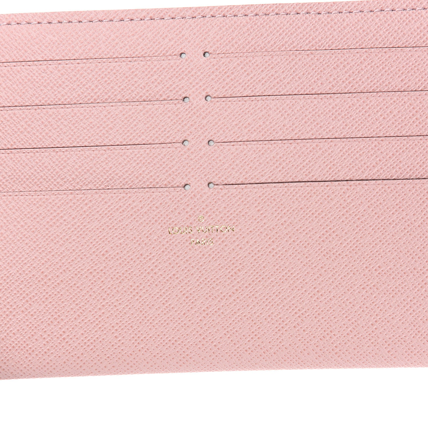 Louis Vuitton Calfskin Felicie Card Holder Insert Rose Ballerine 5 of 5