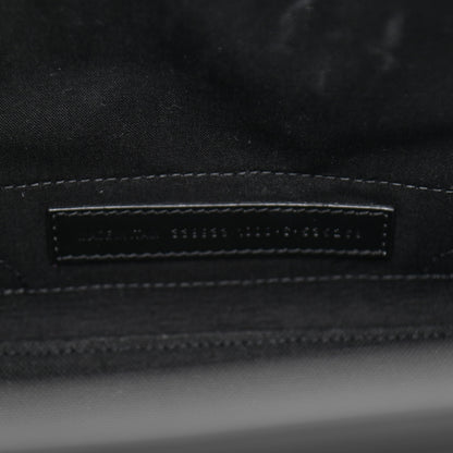 Balenciaga Cotton Canvas Calfskin S Navy Cabas Black 10 of 11