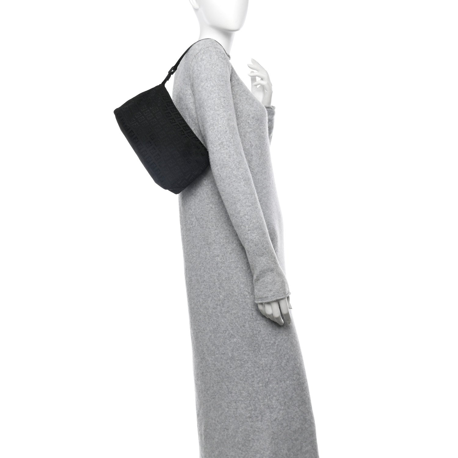 Fendi Zucchino Pochette Black 2 of 11