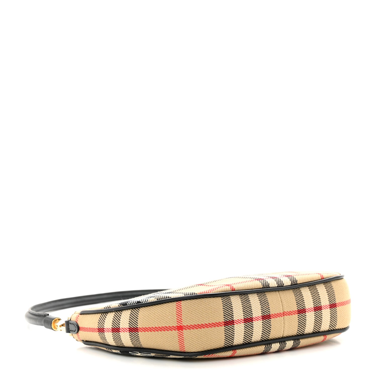 Burberry Vintage Check Calfskin Olympia Pouch Archive Beige 4 of 9