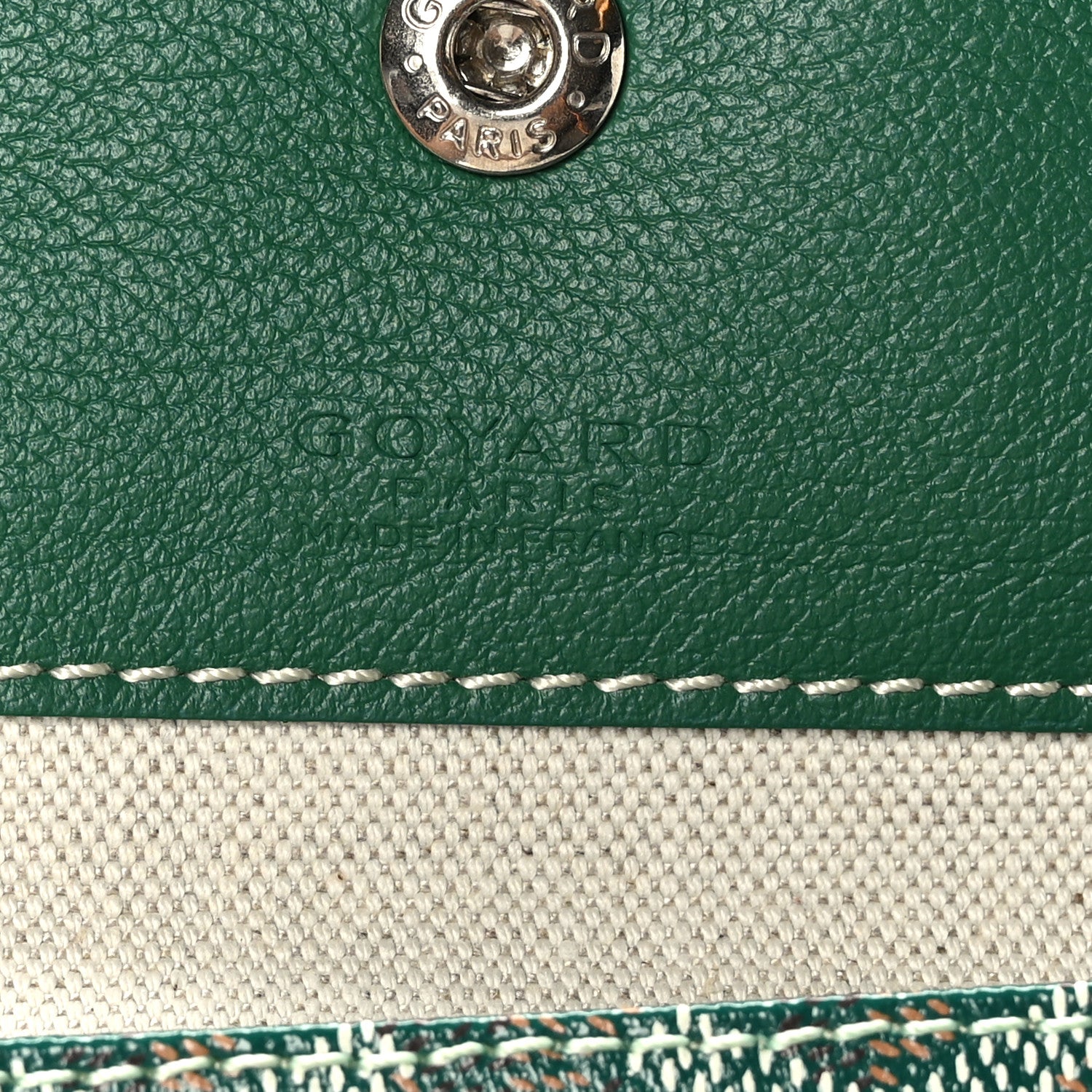 Goyard Goyardine Saint Louis PM Green 7 of 10