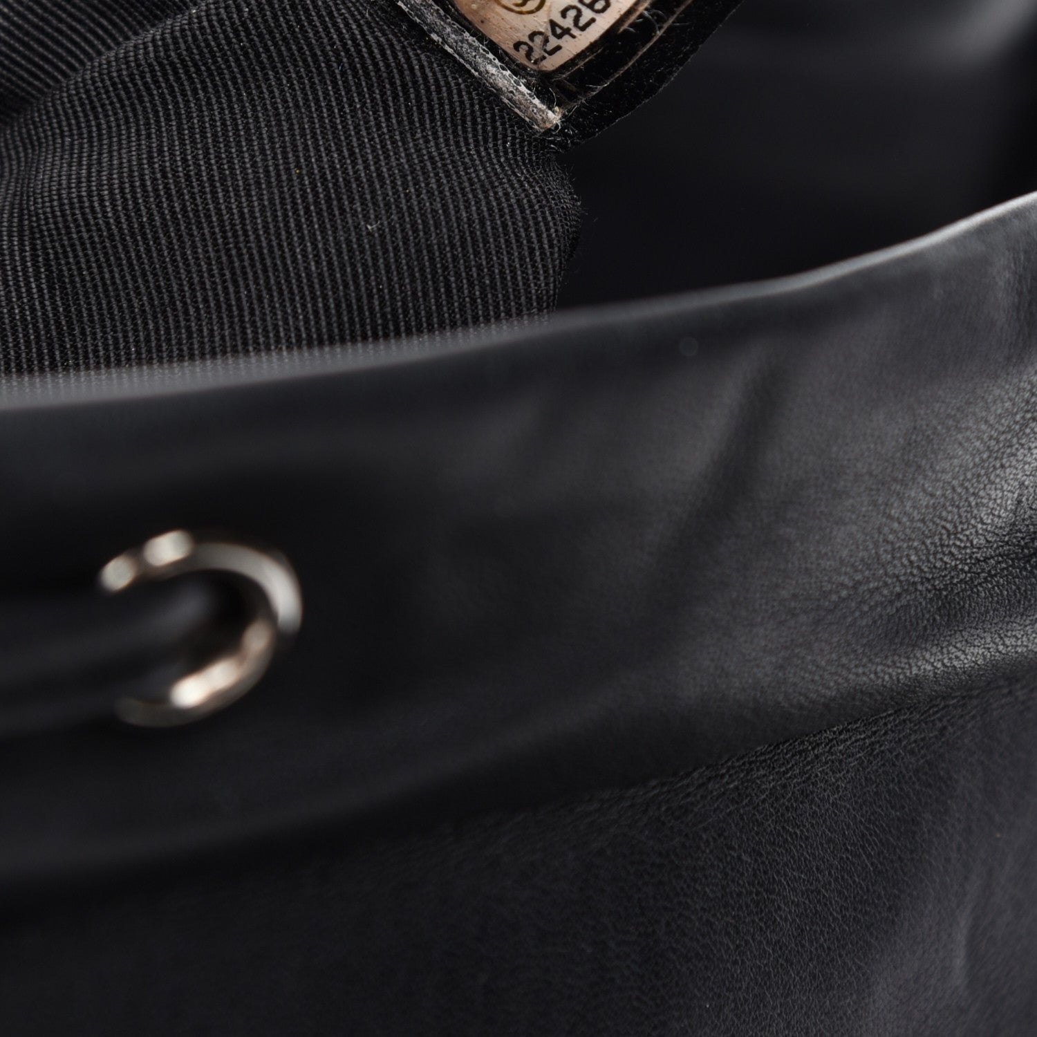 Chanel Calfskin Chevron Quilted Small Urban Spirit Backpack Black 7 of 10