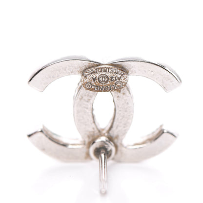 Chanel Crystal CC Earrings Silver 4 of 7