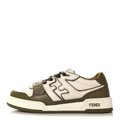 Fendi Vitello Womens Fendi Match Low Top Sneakers 38 Green 1 of 9