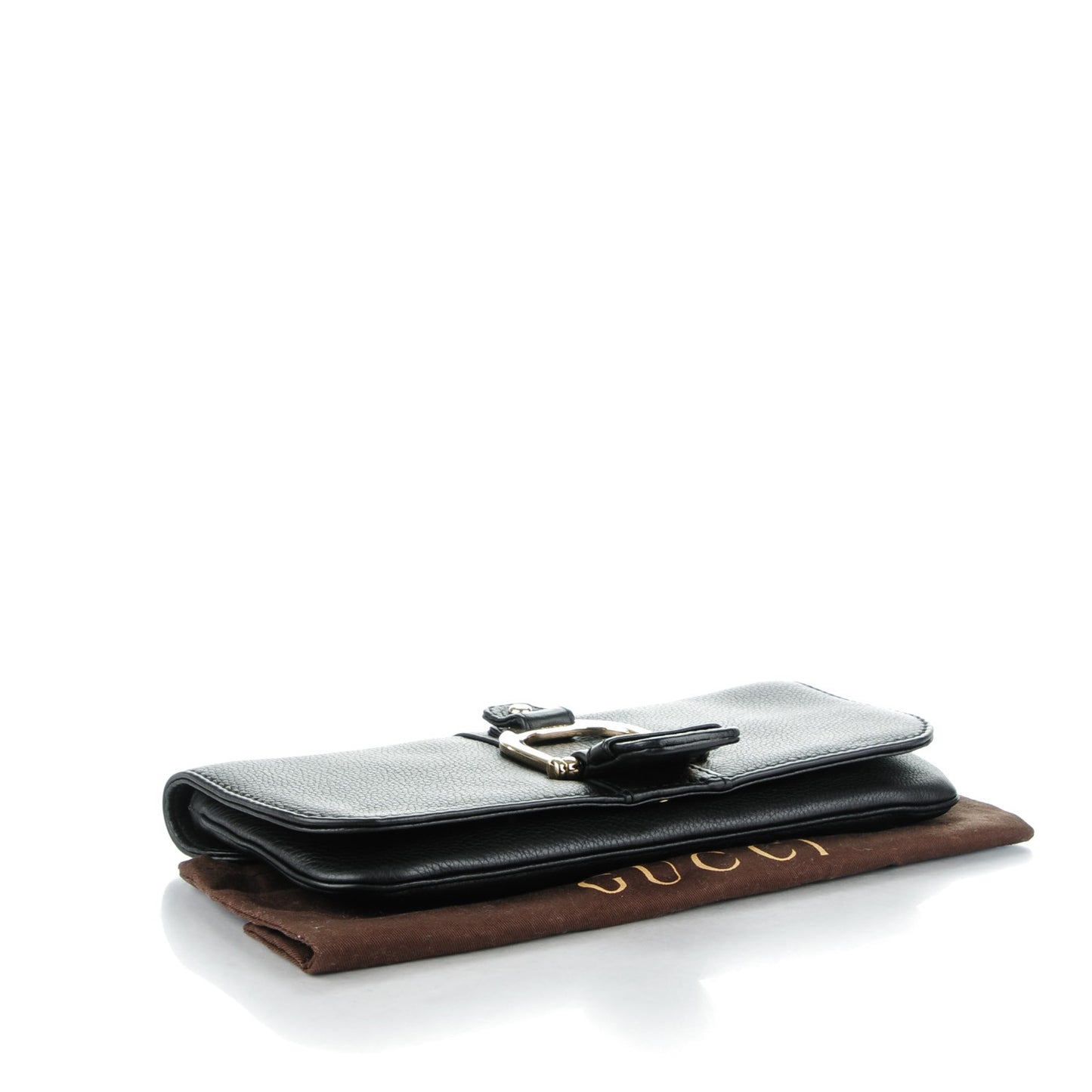 Calfskin Greenwich Clutch Black