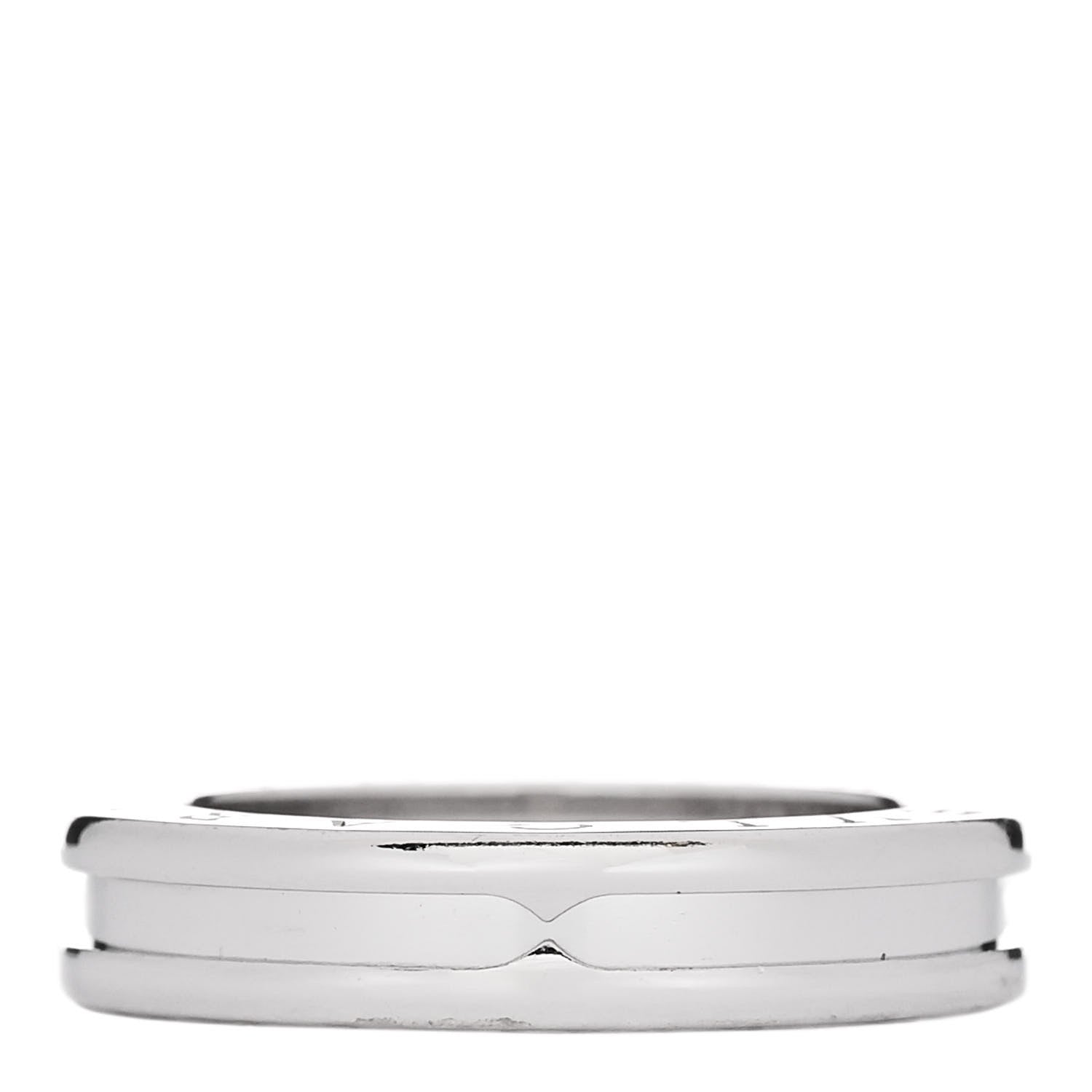 Bulgari 18K White Gold B.Zero1 One-Band Ring 54 7 1 of 5
