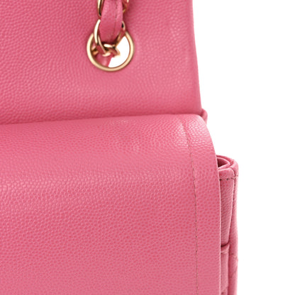Chanel Caviar Quilted Jumbo Double Flap Pink 12 of 12