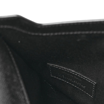 Saint Laurent Grain De Poudre Uptown Pouch Black 6 of 8