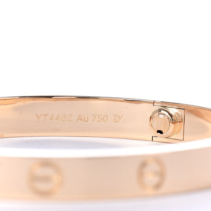 Cartier 18K Yellow Gold LOVE Bracelet 17 5 of 7