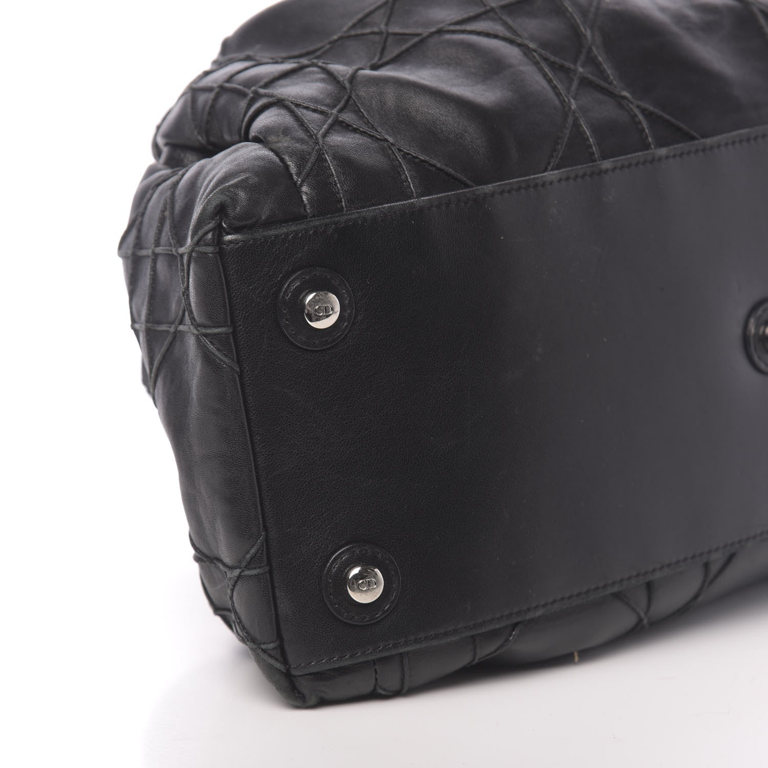 Christian Dior Lambskin Cannage Medium Le Trente Tote Black 14 of 17
