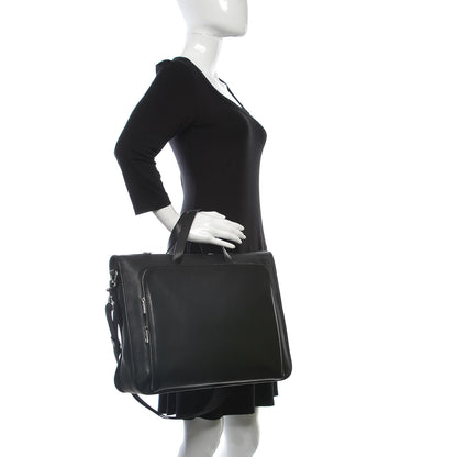 Loewe Calfskin Wide Briefcase Black 2 of 11