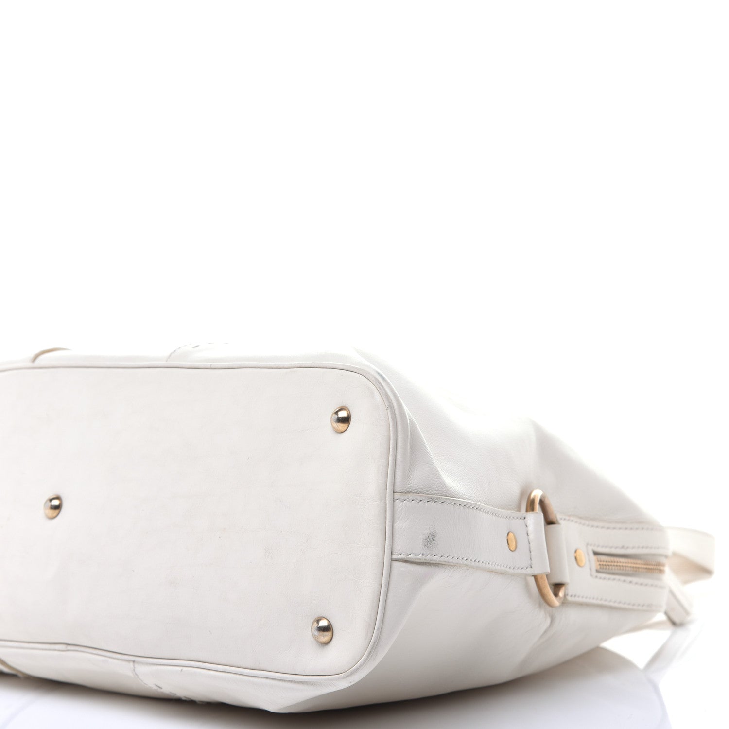 Saint Laurent Calfskin Oversized Muse Ivory 8 of 8