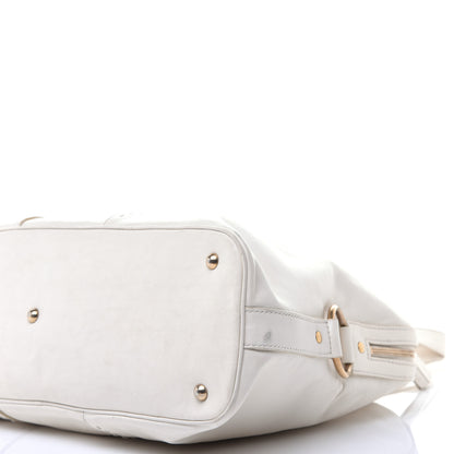 Saint Laurent Calfskin Oversized Muse Ivory 8 of 8