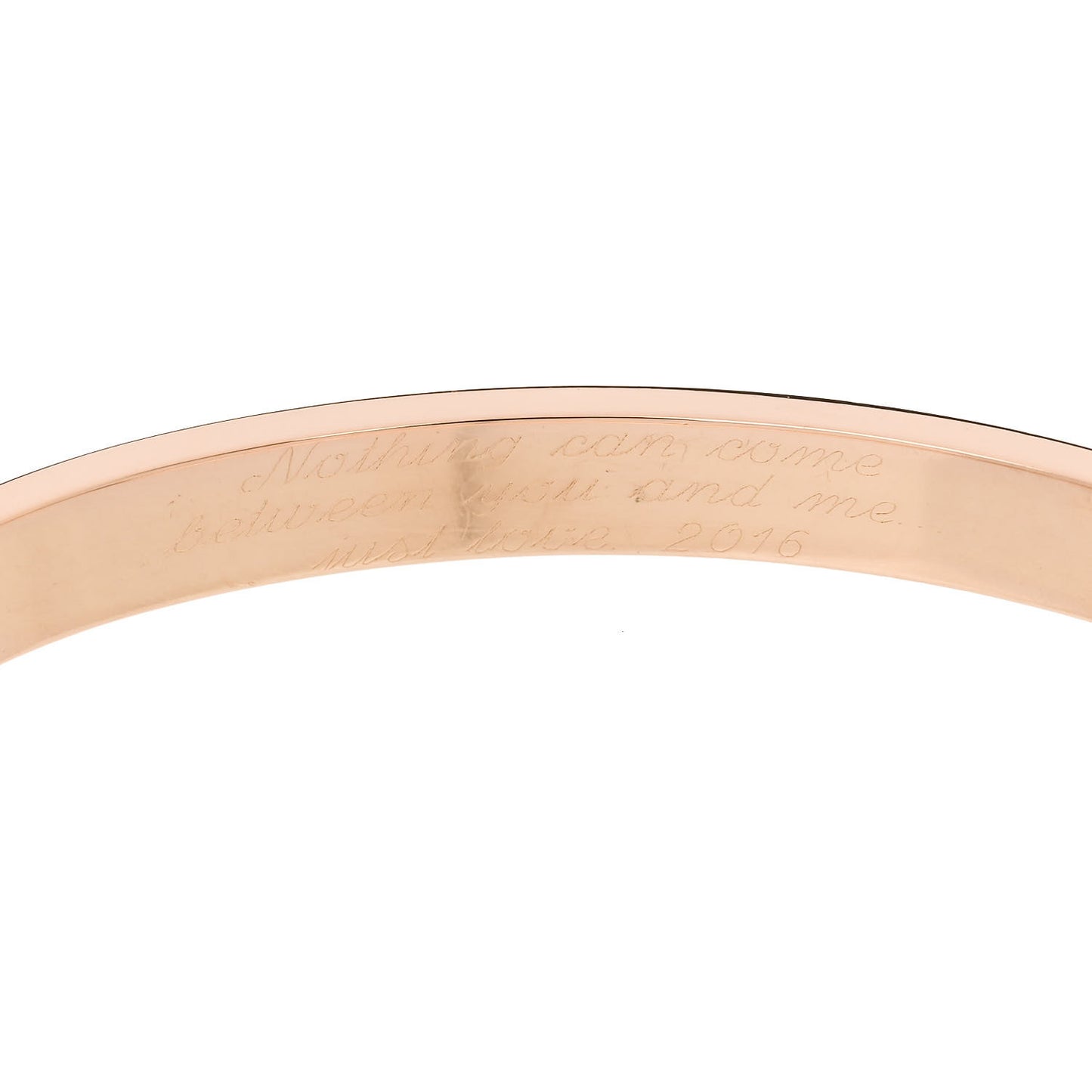 18K Pink Gold LOVE Bracelet 17