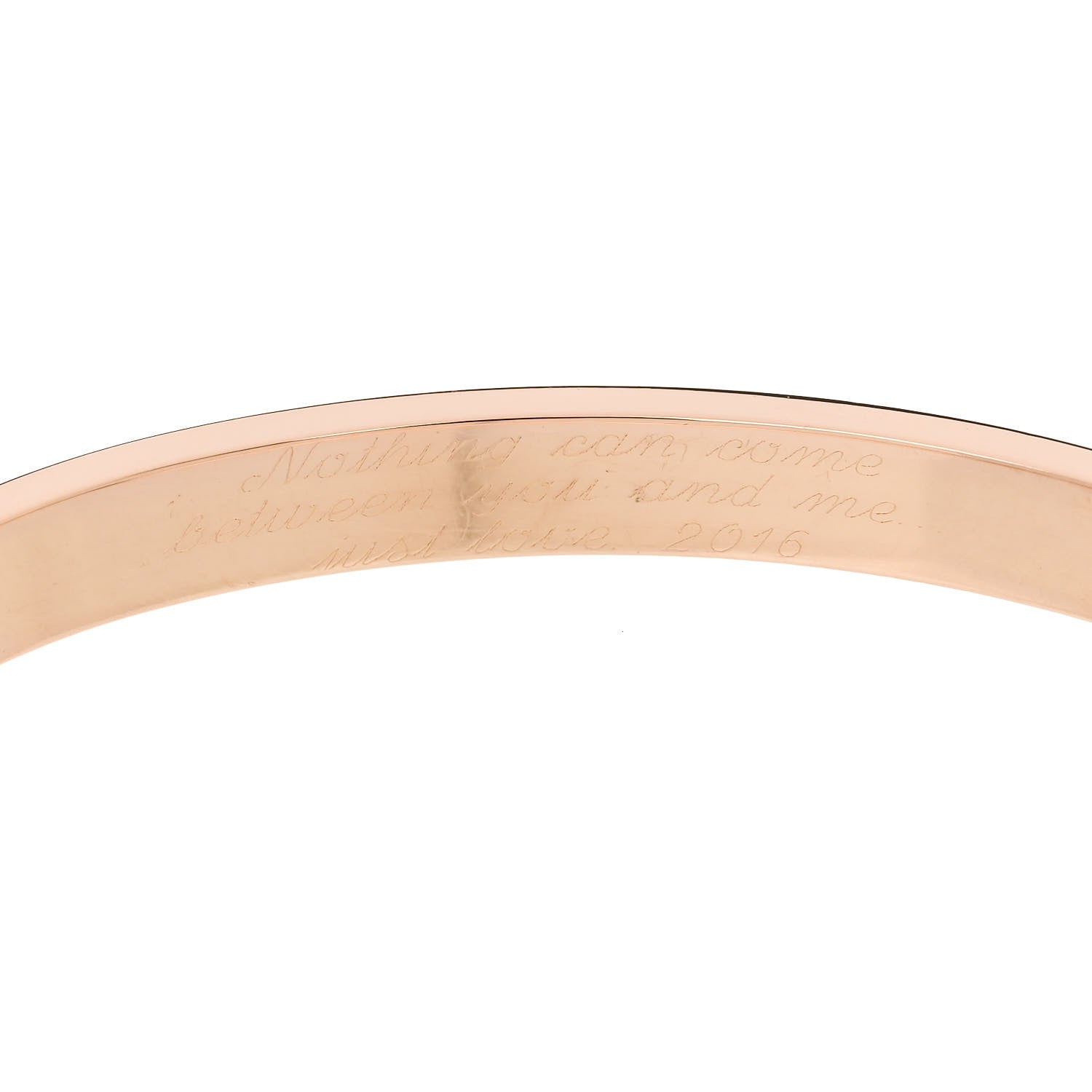 Cartier 18K Pink Gold LOVE Bracelet 17 6 of 8