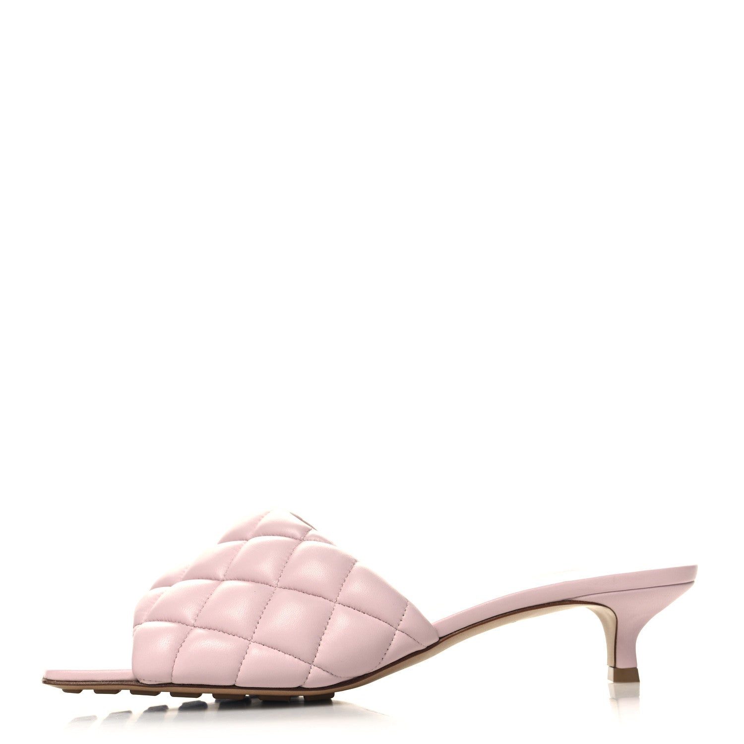 Bottega Veneta Nappa Padded Lido Mule Sandals 39 Magnolia 1 of 8