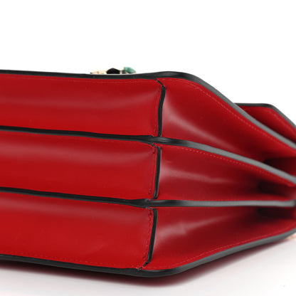 Bulgari Calfskin Serpenti Forever Top Handle Red 10 of 10