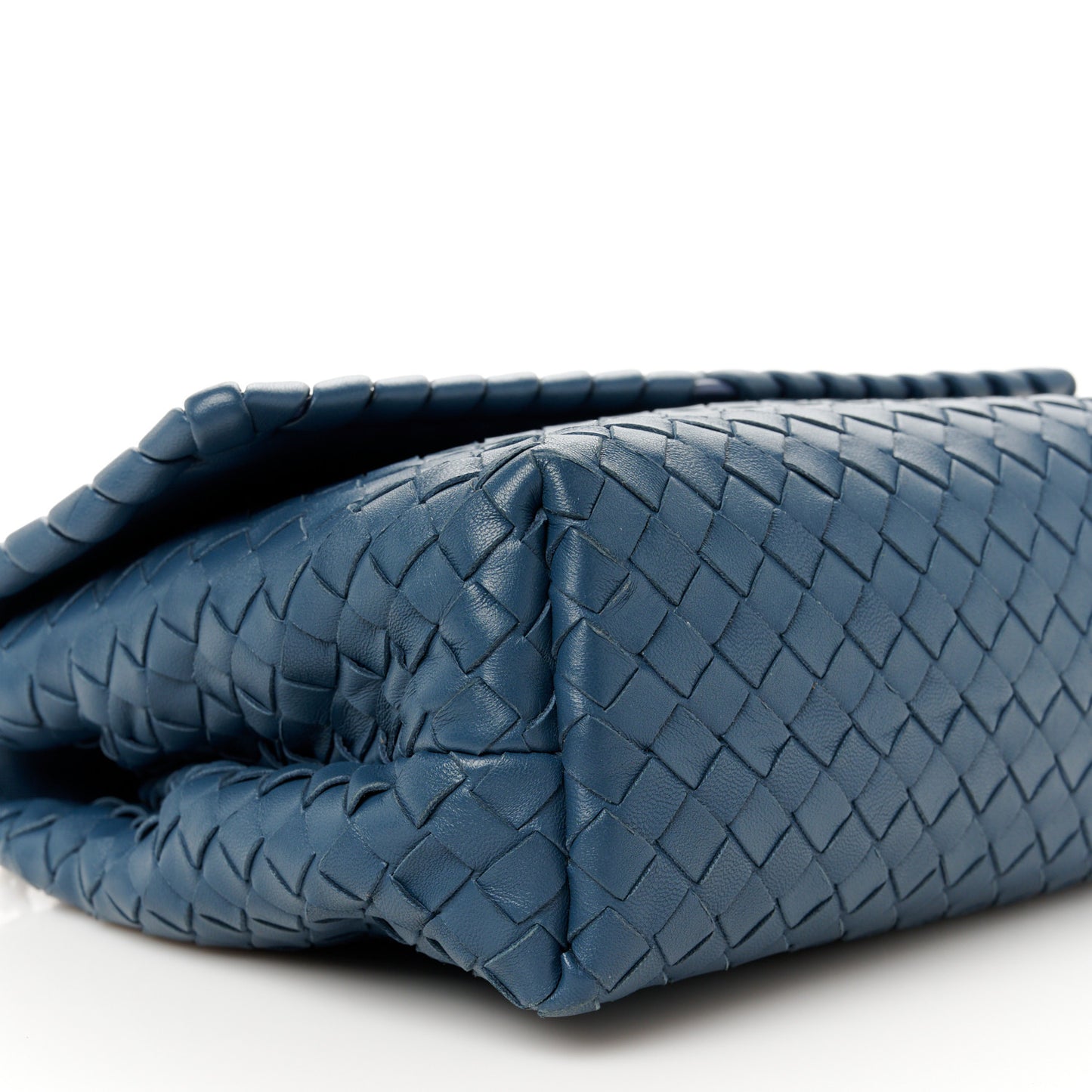 Nappa Intrecciato Small Olimpia Bag Oceano