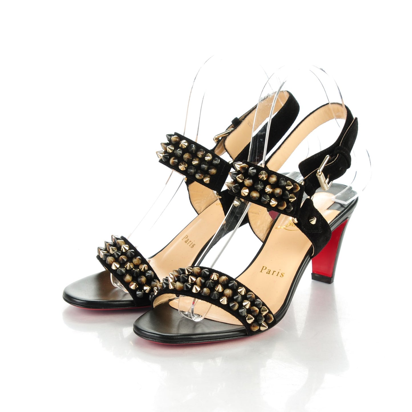 Suede Bikee Bike Sandals 35 Black