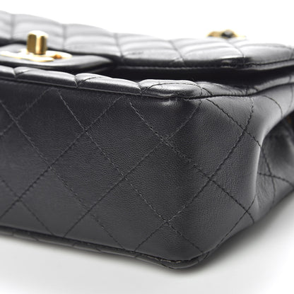Chanel Lambskin Quilted Mini Rectangular Flap Black 7 of 11