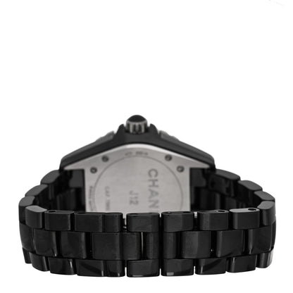 Chanel Stainless Steel Ceramic 38mm J12 Phantom Automatic Watch Black 3 of 5