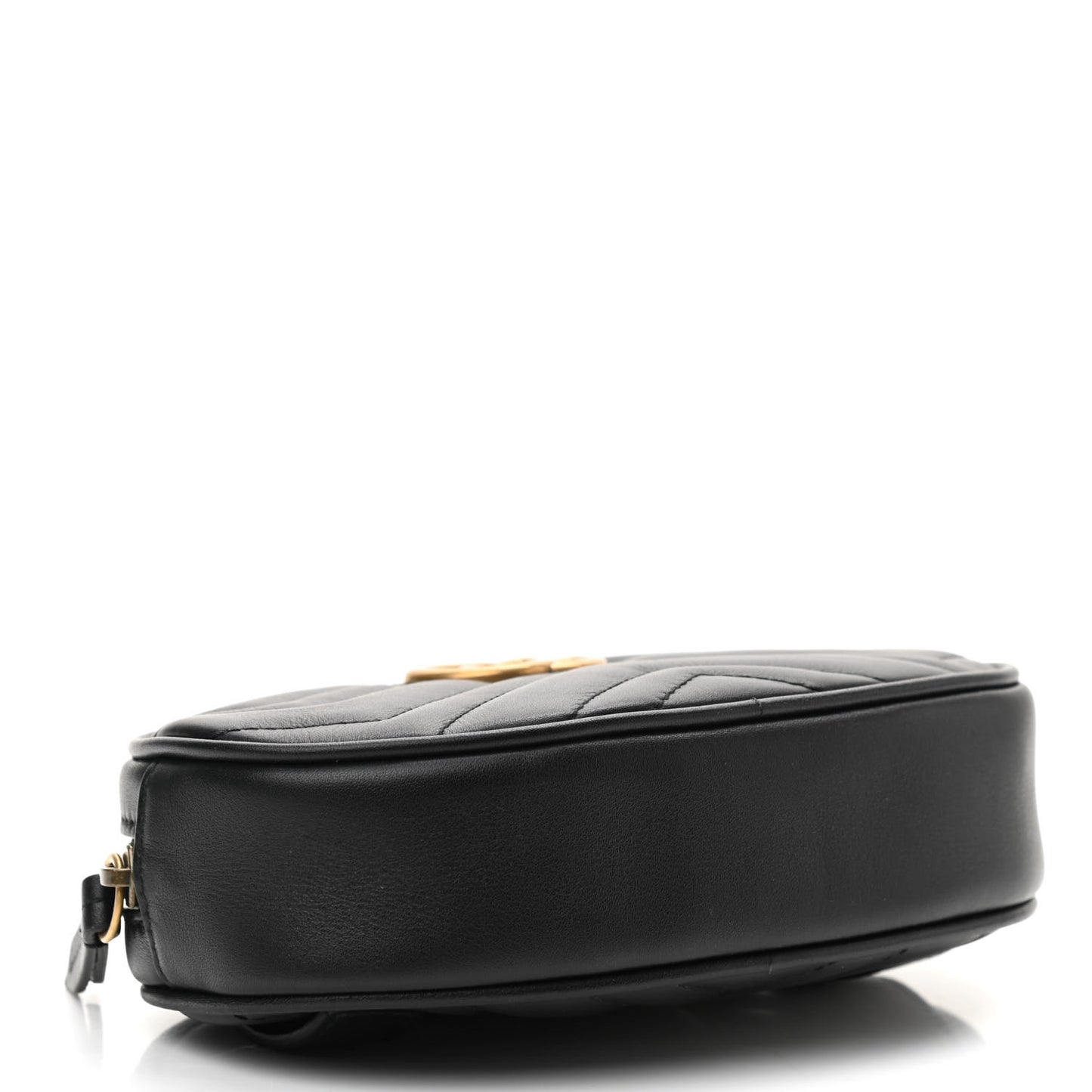 Calfskin Matelasse GG Marmont Belt Bag 85 34 Black