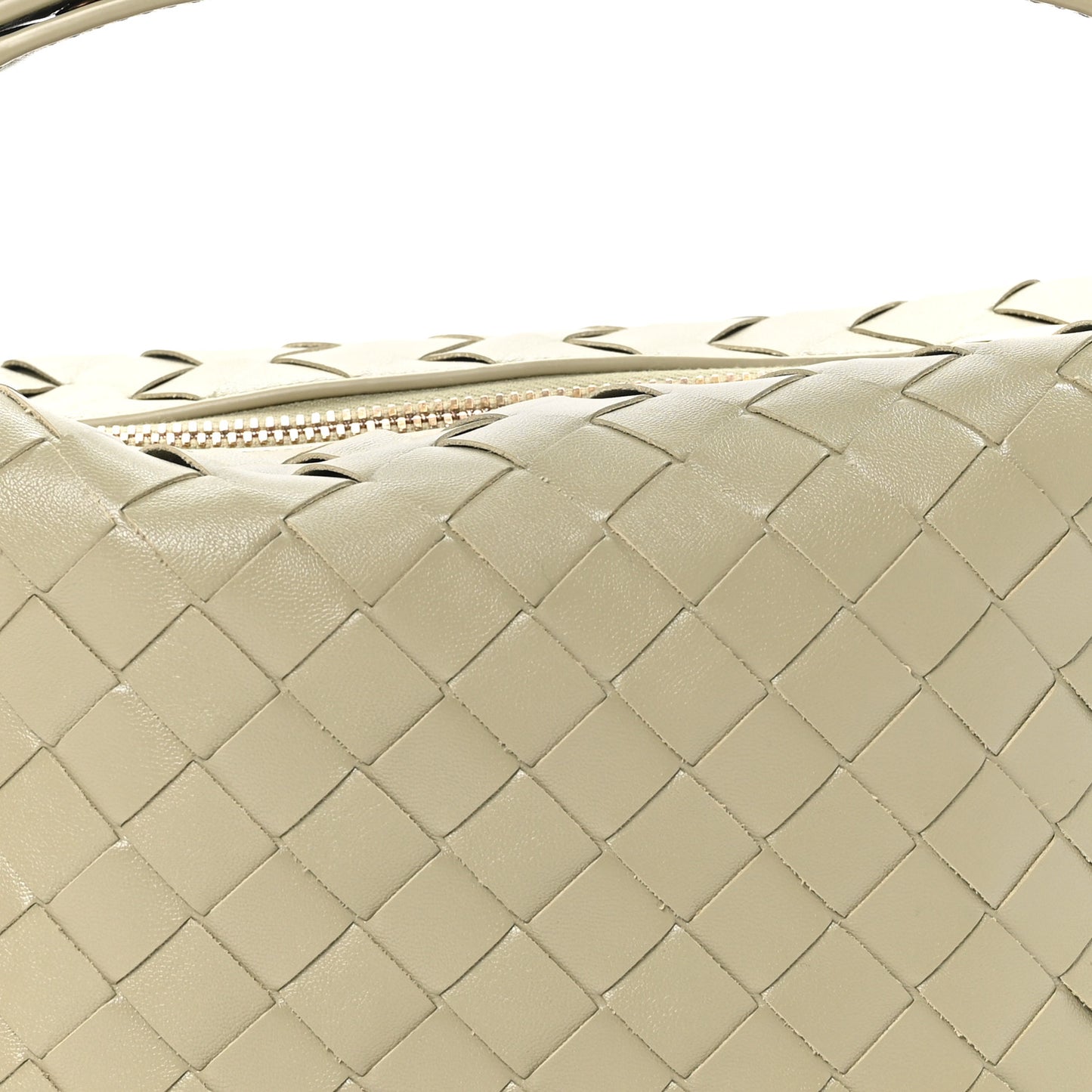 Calfskin Nappa Intrecciato Mini Wallace Travertine