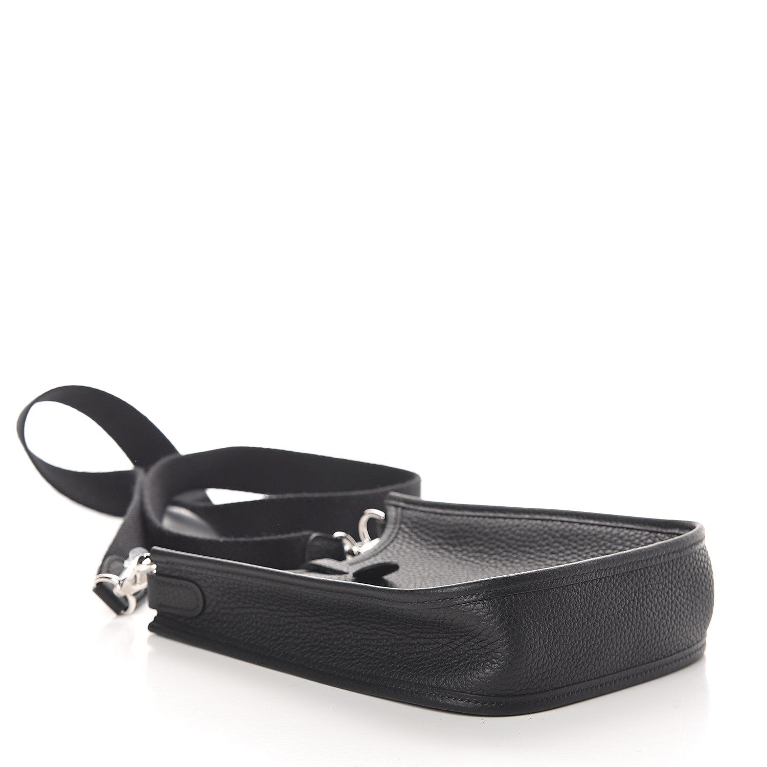 Hermes Taurillon Clemence Evelyne TPM Black 3 of 8