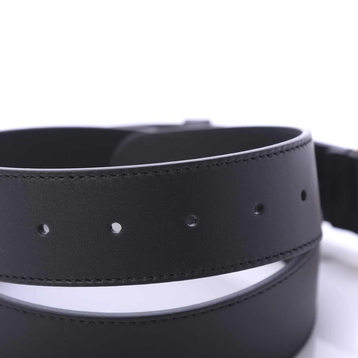 Gucci Calfskin Double G 40mm Belt 90 36 Black 3 of 5