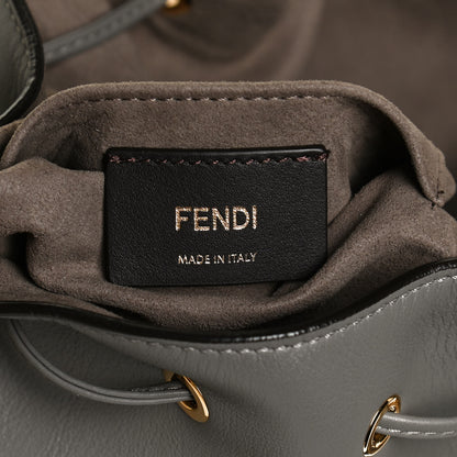 Fendi Vitello Grace Matte F is Fendi Grande Mon Tresor Bucket Bag Argilla 6 of 13