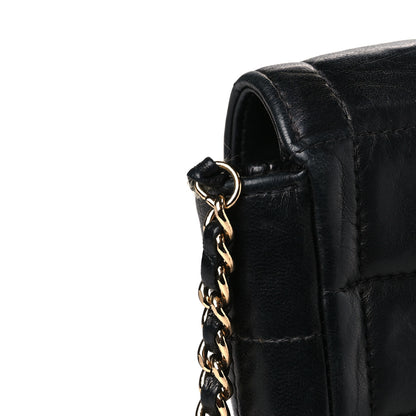 Chanel Lambskin East West Chocolate Bar Flap Black 4 of 11