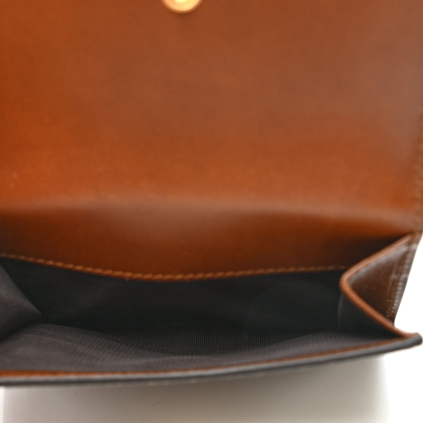 GG Supreme Monogram French Flap Wallet Brown