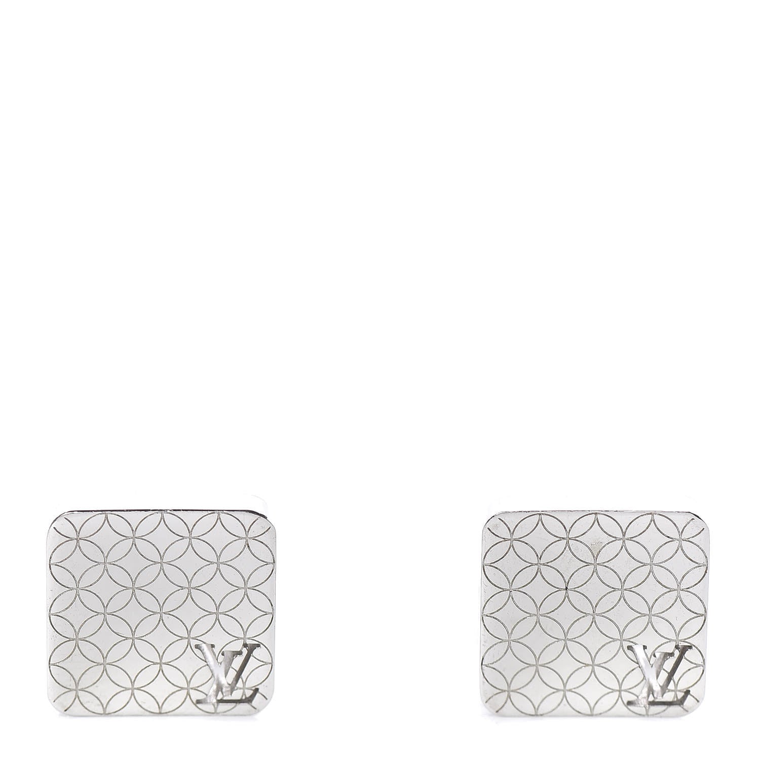 Louis Vuitton Steel Champs Elysees Cufflinks 1 of 4