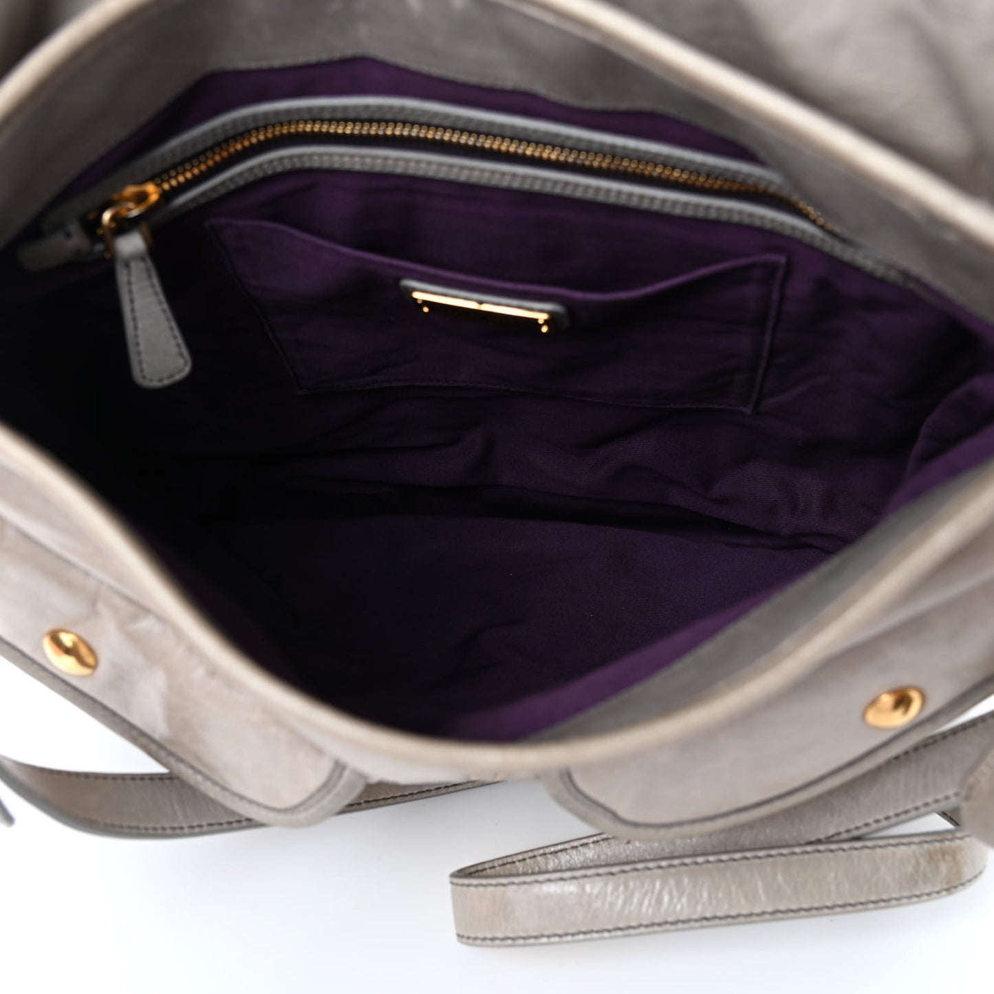 Nappa Matelasse Coffer Hobo Fumo