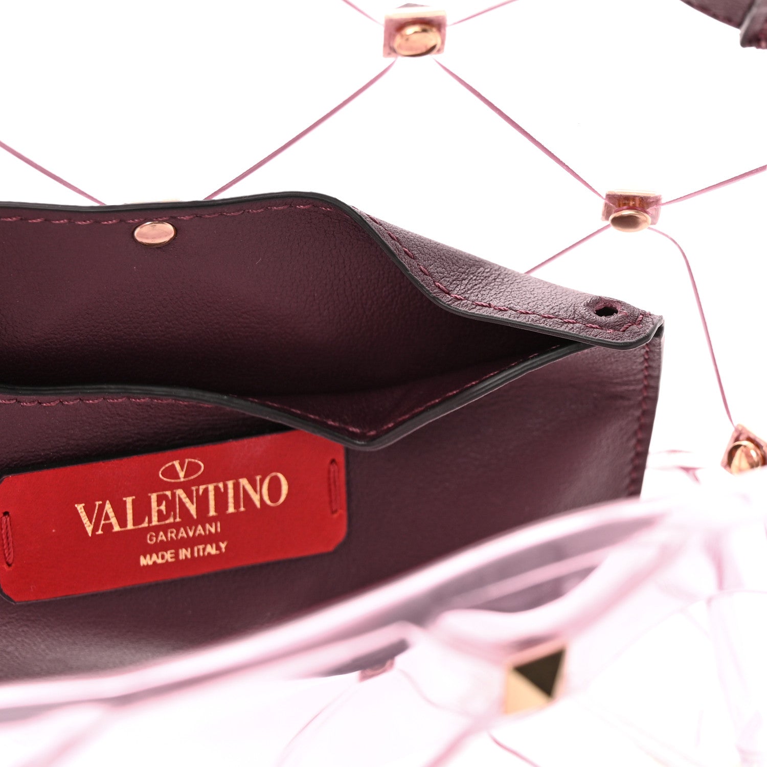 Valentino Garavani PVC Mini Candystud Top Handle Bag Rubin 10 of 14