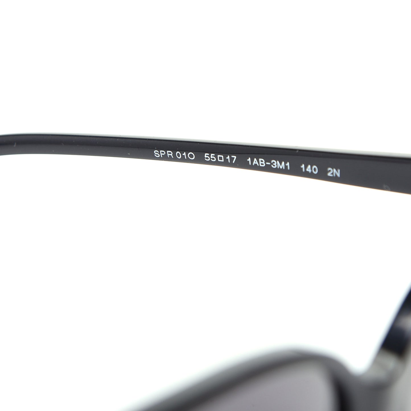 Acetate Sunglasses SPR 01O Black